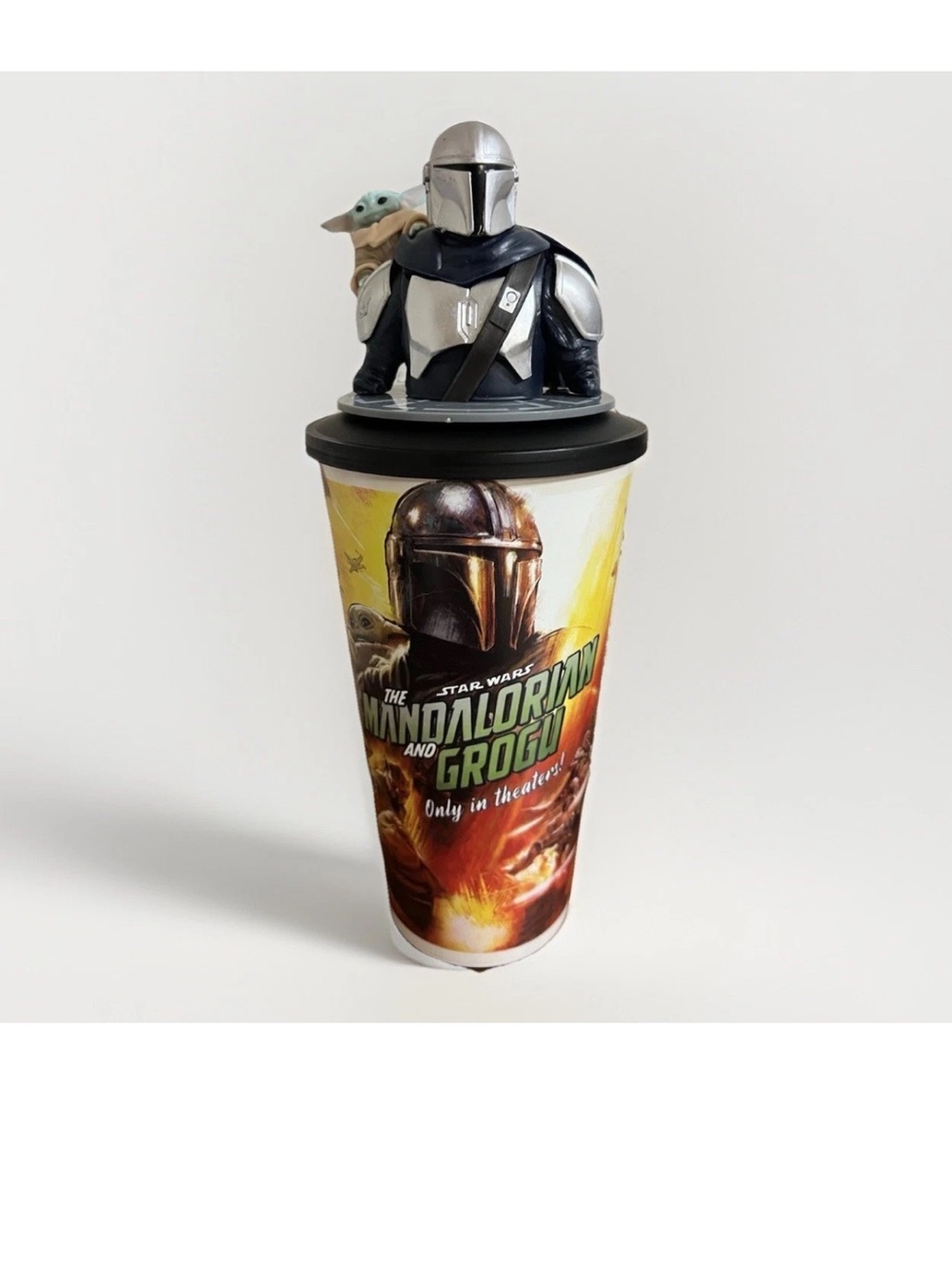 Star Wars: The Mandalorian & Grogu Topper Cup From AMC Theaters, Brand New